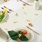 Floral Table Runner 13x72 Inch Yellow White Wildflowers Plant Butterfly Spring Summer Kitchen Dining Table Decoration for Indoor Outdoor Home Party Decor